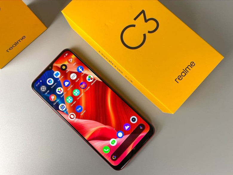 Điện thoại 2 sim 2 sóng Realme C3, 32Gb