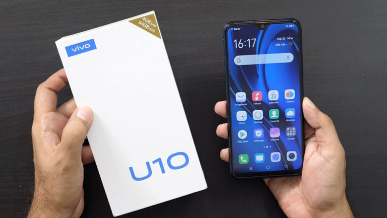 Điện thoại 2 sim 2 sóng Vivo U10, 64Gb (4Gb Ram)